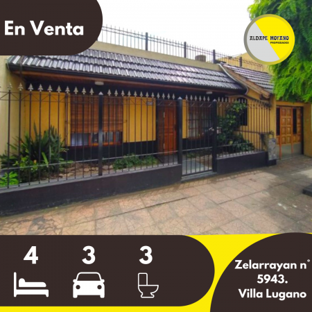Hermosa Casa Multifamiliar, cochera pasante, lote 10x50 (Villa Lugano)