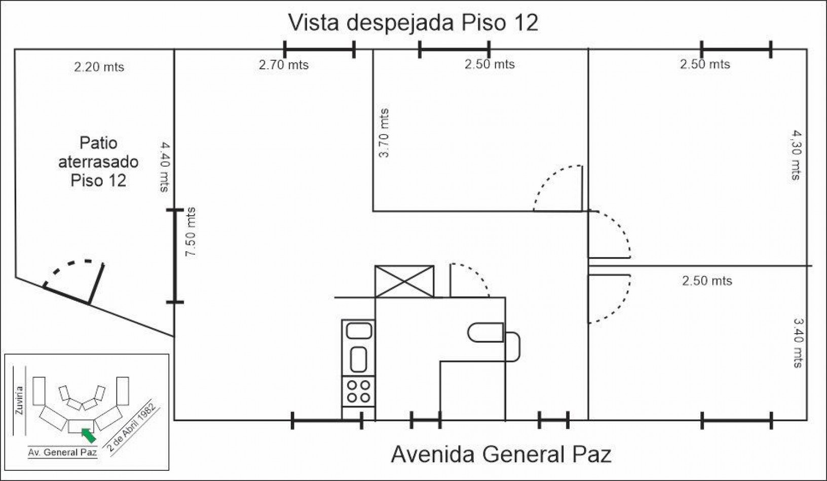 Se vende departamento cuatro ambientes (Barrio Piedra Buena)