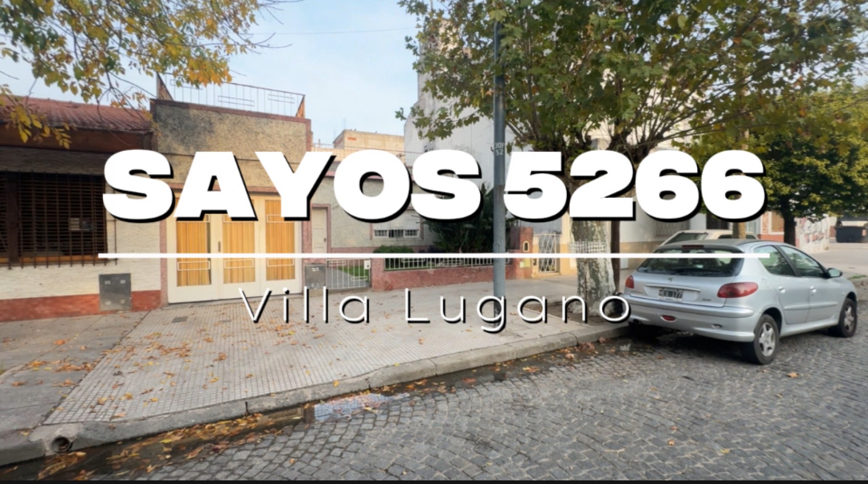 Se Vende Casa tres ambientes, con cochera doble(Villa Lugano)