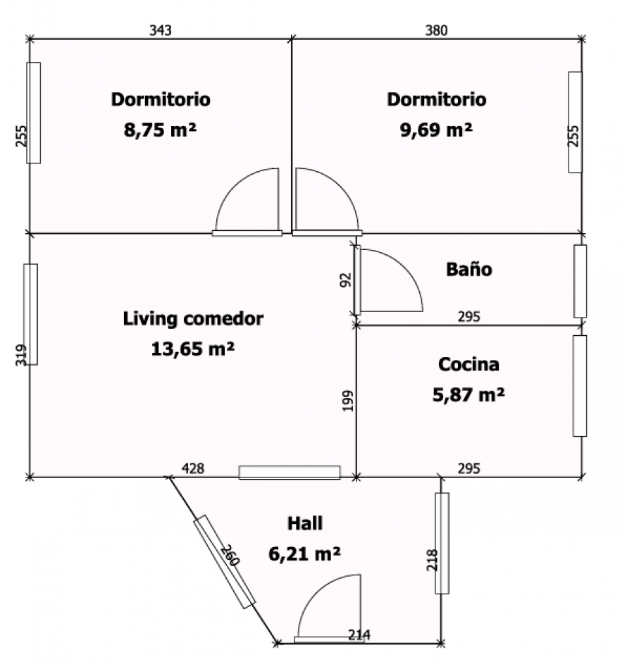 Se Vende Departamento Tres ambientes (Barrio Piedrabuena) Edificio 54