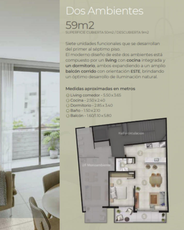 Se vende departamento monoambiente de pozo!! 