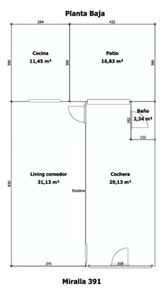 Se vende casa lote propio, cuatro ambientes, con cochera (Liniers)