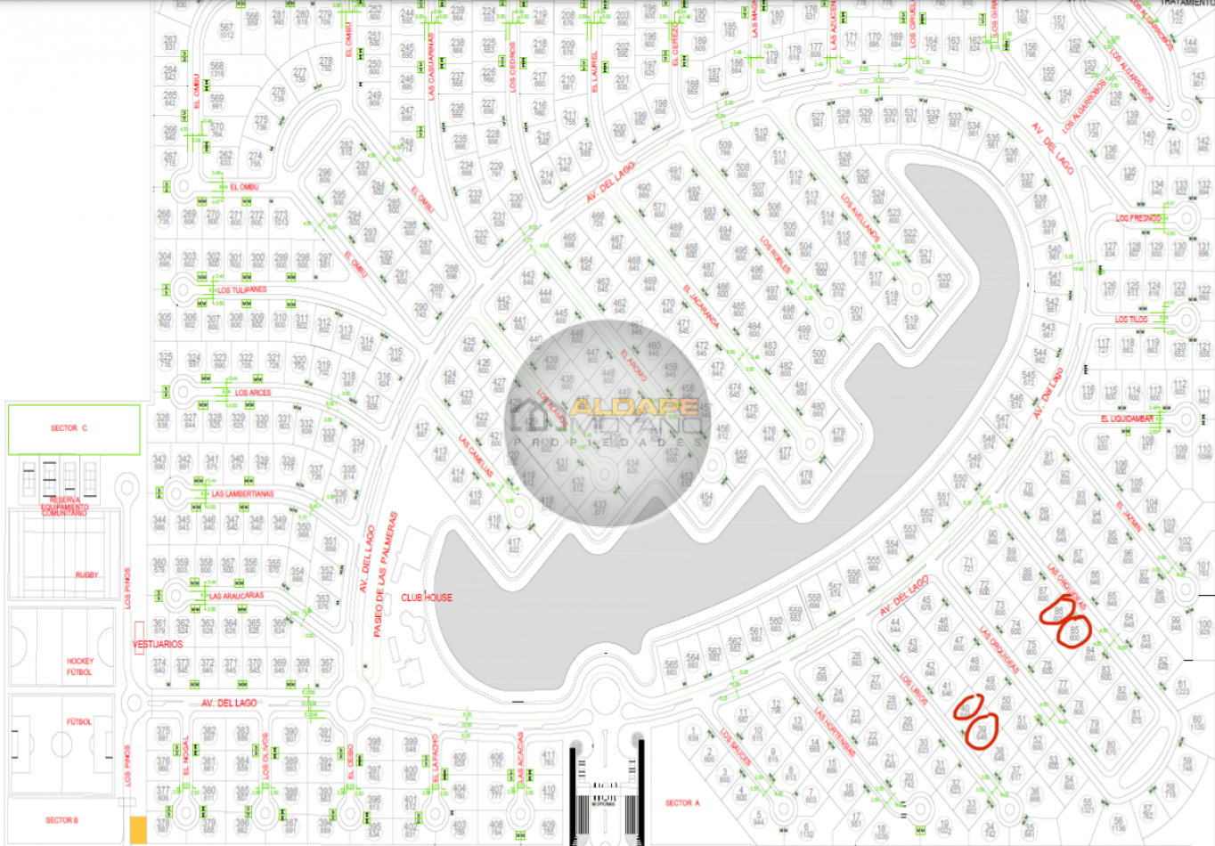 Oportunidad Se vende Terreno "Se puede Financiar" - Lote, Lagos de Canning . (Lote 39, 40, 85 y 86) 