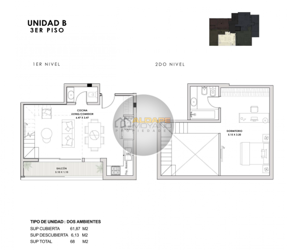 En Venta departamento dos amb, a estrenar, fecha de entrega Mayo 2026