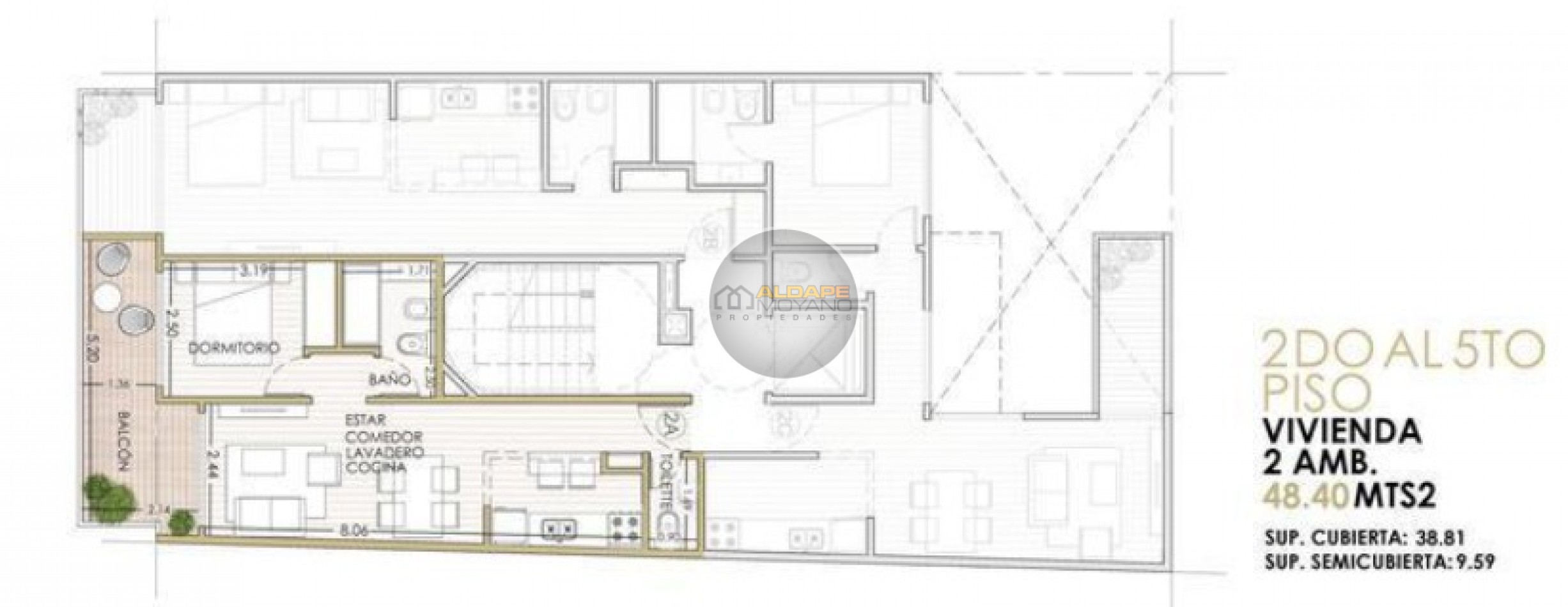Se Vende Departamento Dos amb,  A estrenar!! (Villa Lugano)