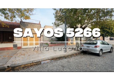 Se Vende Casa tres ambientes, con cochera doble(Villa Lugano)